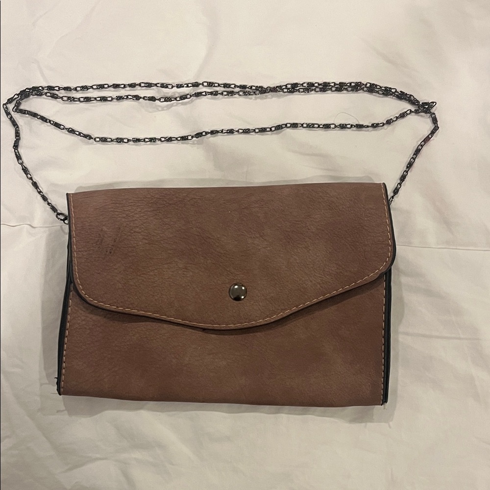 Elegant Brown Leather Women's Bag